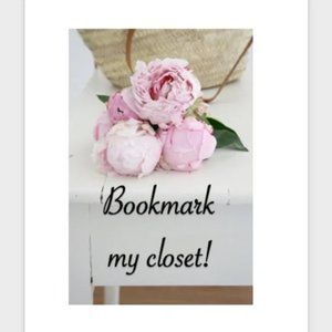 Like this post to bookmark my closet!